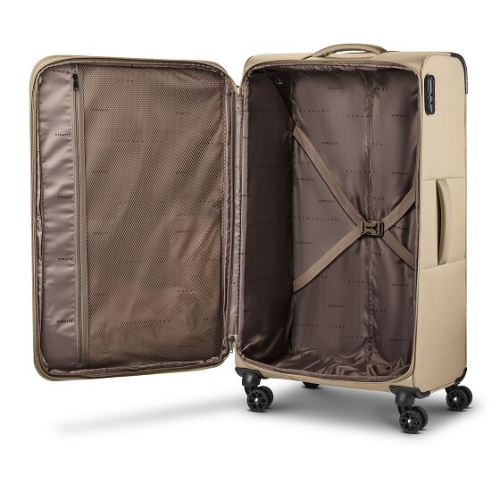 Stratic taska 4 roues Valise cabine L 76 cm avec soufflet d'extension