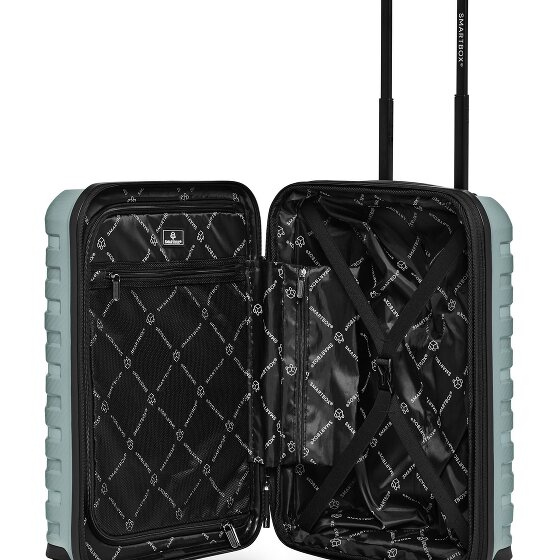 Smartbox Edition 01 4 roulettes Trolley de cabine 55 cm avec soufflet d'extension