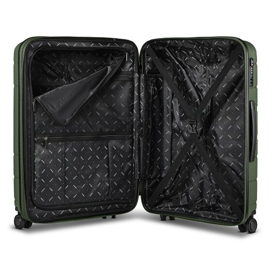 Redolz Essentials 11 4 roues Valise cabine 66 cm avec soufflet d'extension
