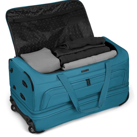 Redolz Sac de voyage Duffle Essentials à 2 roues, 70 cm de long, avec soufflet d'extension