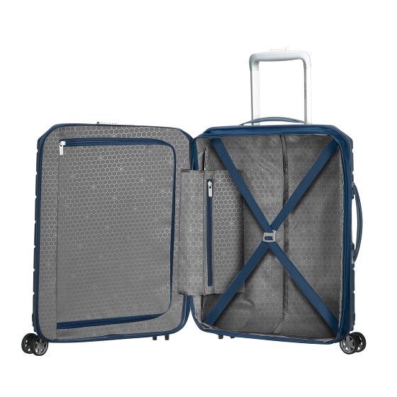 Samsonite Flux 4 roulettes Trolley de cabine 55 cm avec soufflet d'extension