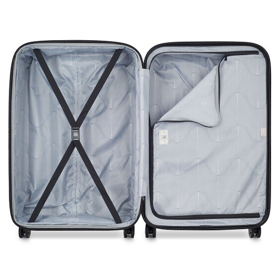 Delsey Paris Meteor 4 roulettes Trolley L 78 cm avec soufflet d'extension