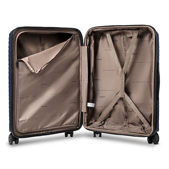 Stratic Shine 4 roues Valise cabine 66 cm avec soufflet d'extension