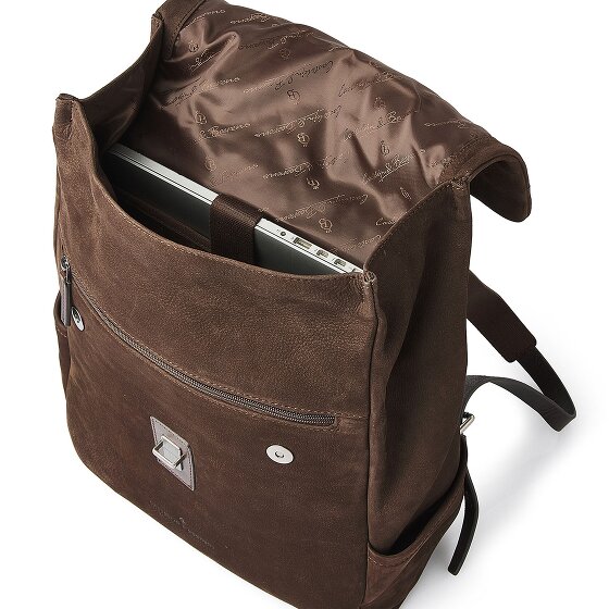 Castelijn & Beerens Veneto Daypack Protection RFID Cuir véritable 40 cm Compartiment ordinateur