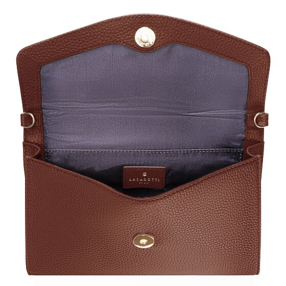 Lazarotti Bologna Leather Clutch Sac à bandoulière en cuir 23 cm