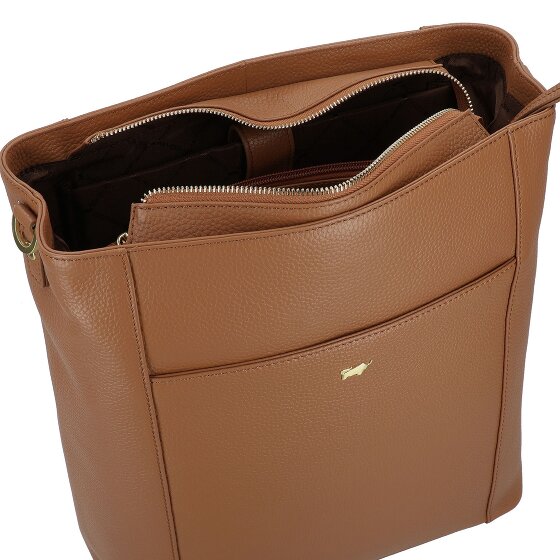 Braun Büffel Hanna Sac à bandoulière Cuir véritable 34 cm Compartiment ordinateur