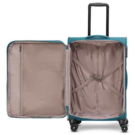 Stratic taska 4 roues trolley M 65 cm avec soufflet d'extension
