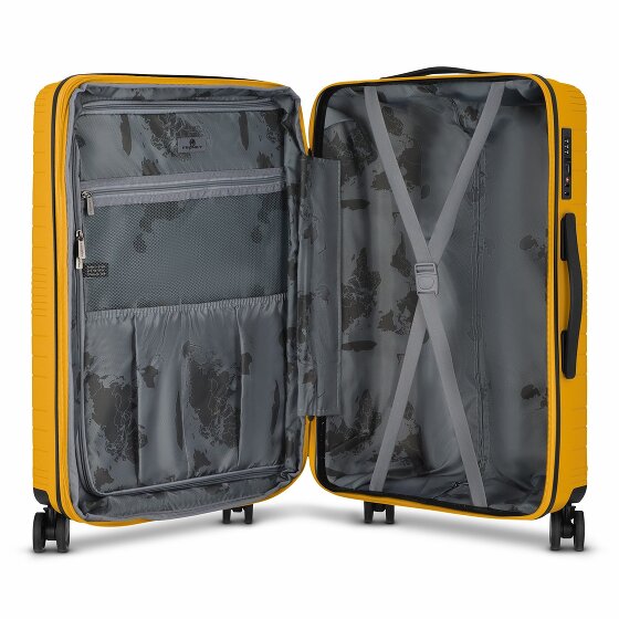 Franky Dallas 3.0 Set de valises à 4 roulettes 3 pièces avec soufflet d'extension
