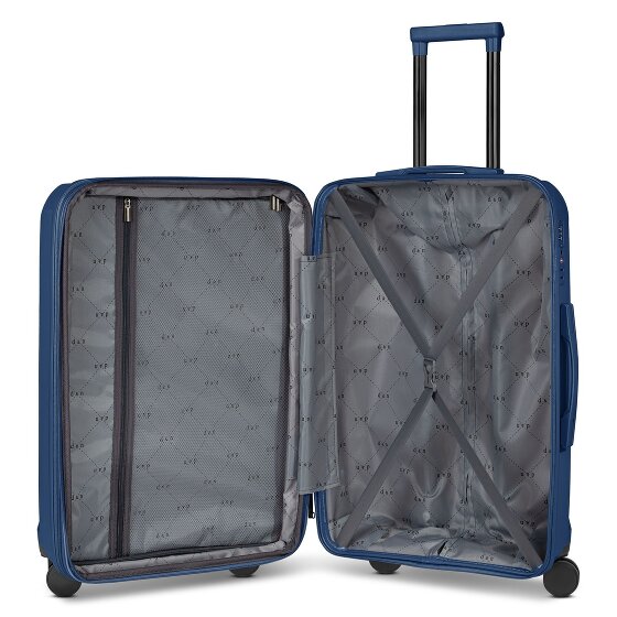 d&n South Dakota 4 roulettes Set de valises 3 pièces avec soufflet d'extension