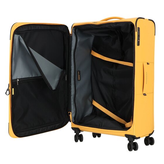 Mandarina Duck Eco Coated 4 roulettes Trolley L 78 cm avec soufflet d'extension