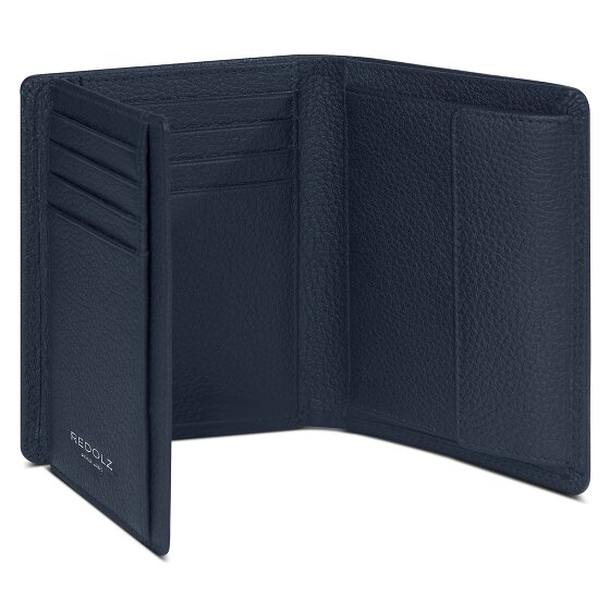 Redolz Leather Essentials HF Porte-monnaie en cuir RFID 9,5 cm dépliable