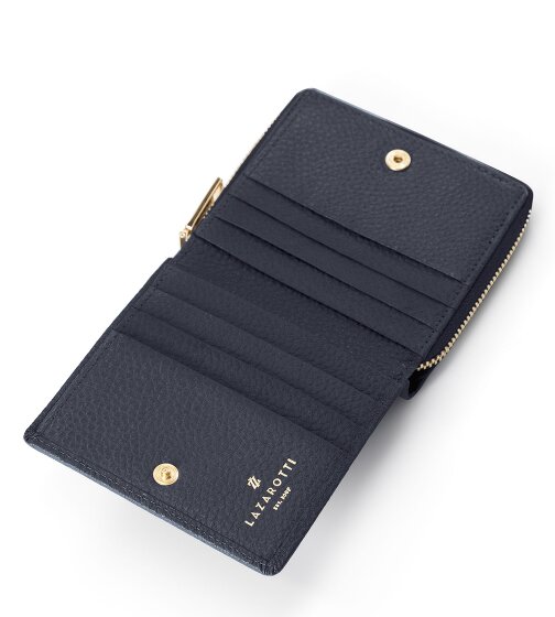 Lazarotti Bologna Leather Medium Porte-monnaie Zip-Around en cuir 10 cm