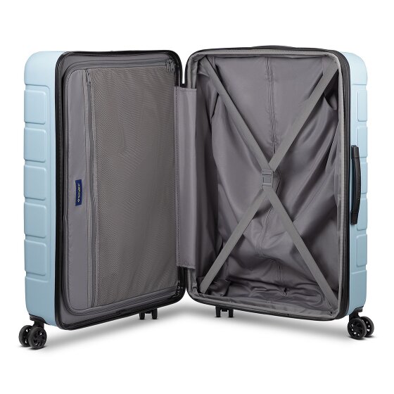 Saxoline Miami 4 roulettes Set de valises 2 pièces avec soufflet d'extension