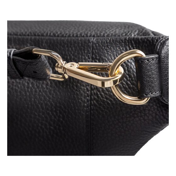 Lazarotti Bologna Leather Double-Zip Sac banane en cuir 25 cm