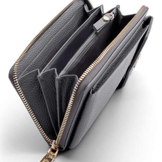 Lazarotti Bologna Leather Zip-Around Porte-monnaie Porte-téléphone en cuir 19 cm
