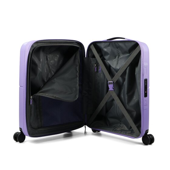 American Tourister Dashpop 4 roulettes Trolley de cabine 55 cm avec soufflet d'extension
