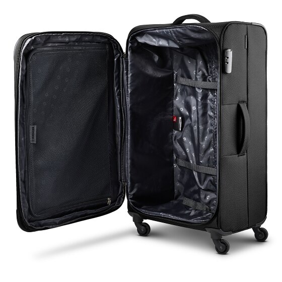 Wenger Beaumont 4 roues Valise cabine L 78 cm avec soufflet d'extension