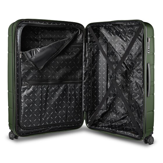Redolz Essentials 11 4 roues Set de valises 3 pièces avec soufflet d'extension