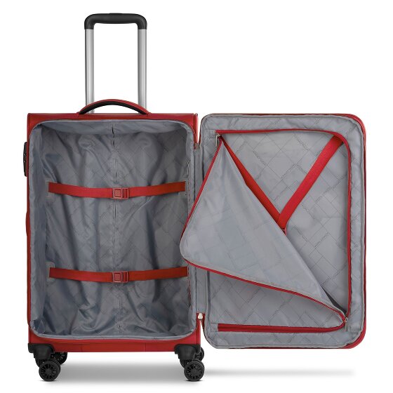 Worldpack Chicago 4 roulettes Set de valises 3 pièces avec soufflet d'extension