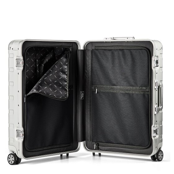 Redolz Set de valises à 4 roues en Aluminium Pro S+L