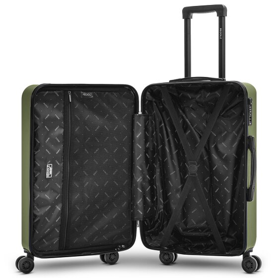 Redolz Essentials 09 3-SET 4 roues Set de valises 3 pièces
