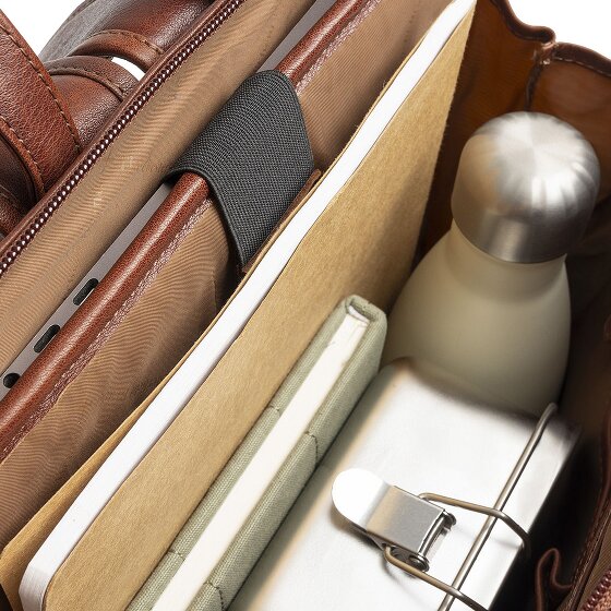 The Chesterfield Brand Rosverra Daypack Cuir véritable 33 cm Compartiment ordinateur
