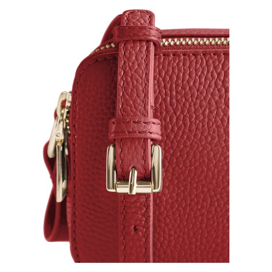 Lazarotti Bologna Leather Sac à bandoulière Camera-Bag en cuir double zip 18 cm