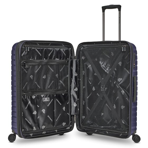Pactastic Collection 04 THE MEDIUM + 4 roulettes Trolley M 66 cm avec soufflet d'extension