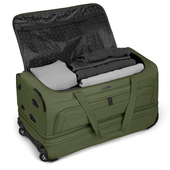 Redolz Sac de voyage Duffle Essentials à 2 roues, 70 cm de long, avec soufflet d'extension
