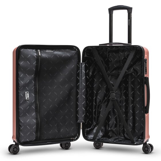 Redolz Essentials 07 3-SET 4 roulettes Set de valises 3 pièces