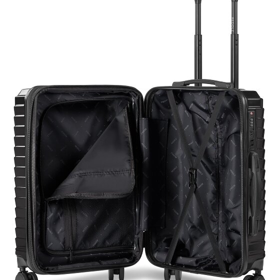 Redolz Essentials 18 4 roulettes Trolley de cabine 55 cm avec soufflet d'extension