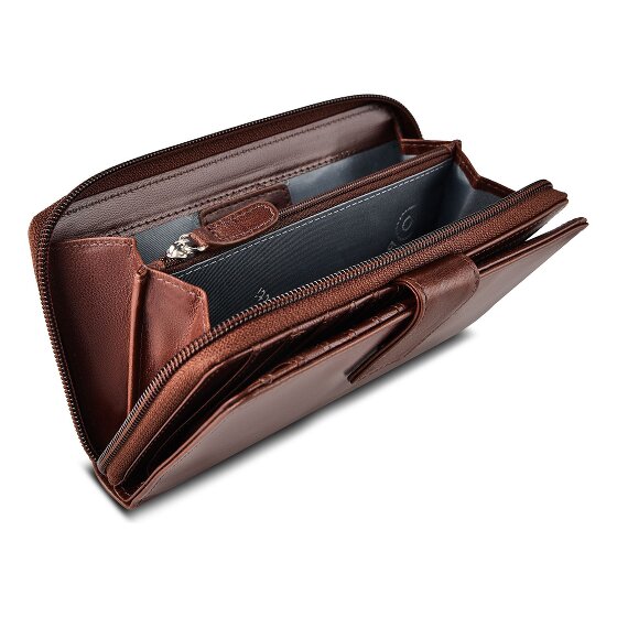 bugatti Valencia Porte-monnaie Protection RFID Cuir véritable 19 cm