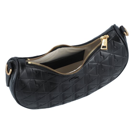 Lacoste Maheki Sac à bandoulière Cuir véritable 24 cm
