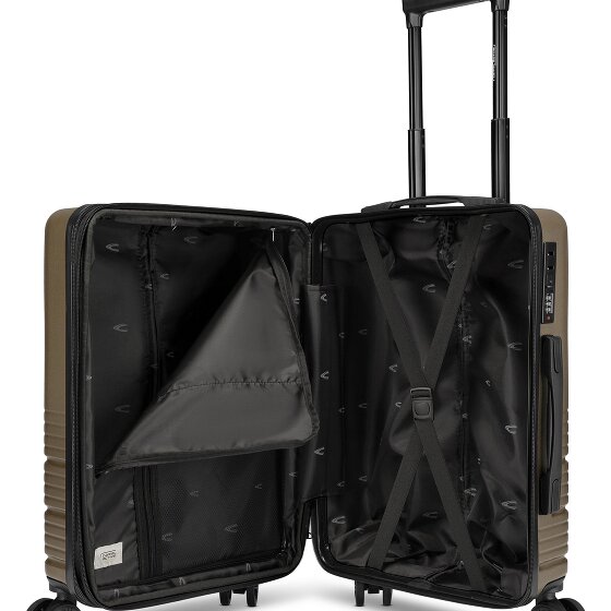camel active Hanoi 4 roues Valise cabine S 55 cm avec soufflet d'extension