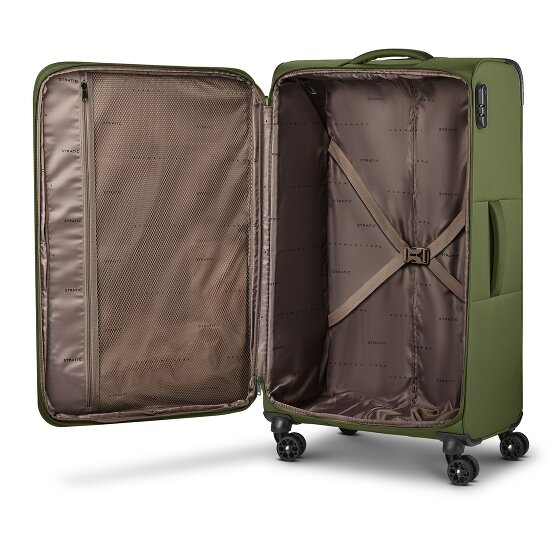 Stratic taska 4 roues Valise cabine L 76 cm avec soufflet d'extension