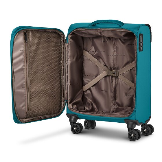 Stratic taska 4 roues Valise cabine S 55 cm avec soufflet d'extension