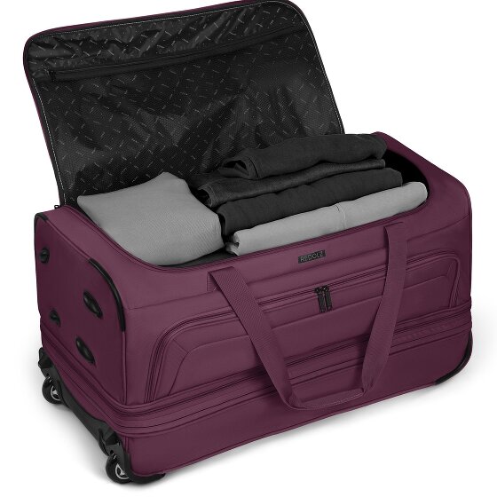 Redolz Sac de voyage Duffle Essentials à 2 roues, 70 cm de long, avec soufflet d'extension