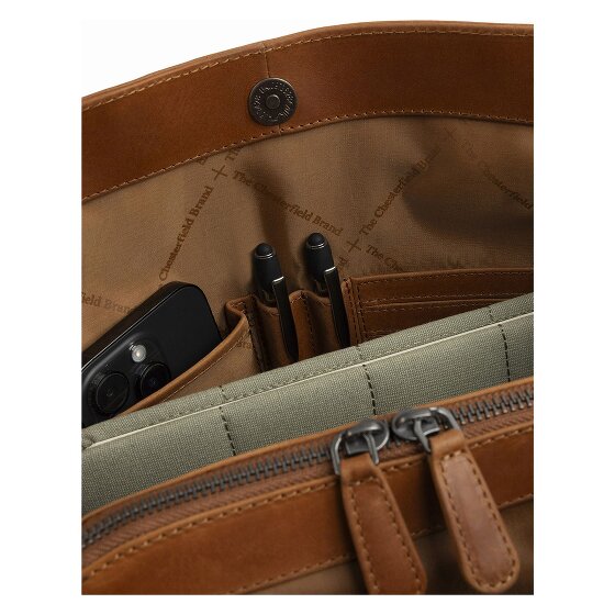The Chesterfield Brand Lioren Sac à bandoulière Cuir véritable 31 cm