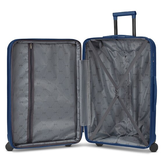 d&n South Dakota 4 roulettes Trolley L 76 cm avec soufflet d'extension