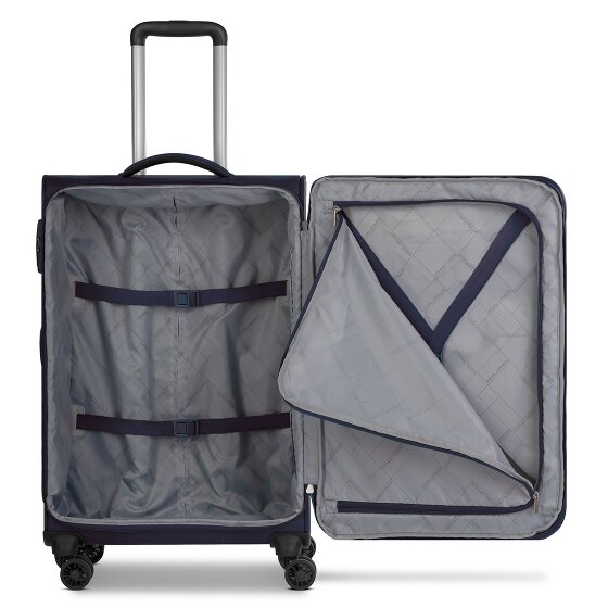 Worldpack Chicago 4 roulettes Set de valises 3 pièces avec soufflet d'extension