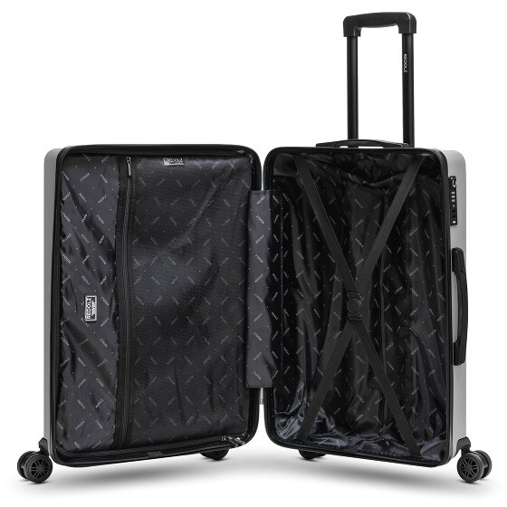 Redolz Essentials 08 3-SET 4 roulettes Set de valises 3 pièces