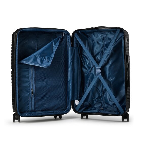 Benzi 5899 4 roues Valise cabine M 57 cm avec soufflet d'extension