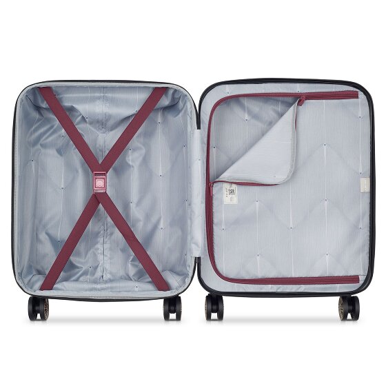 Delsey Paris Meteor 4 roues Valise cabine 55 cm '"avec soufflet d''extension"'