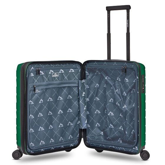 Bergpfeil Travel 4 roues Valise cabine S 55 cm avec soufflet d'extension