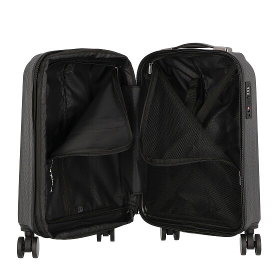 Polestream Moonrock 4 roulettes Trolley de cabine 55 cm avec soufflet d'extension