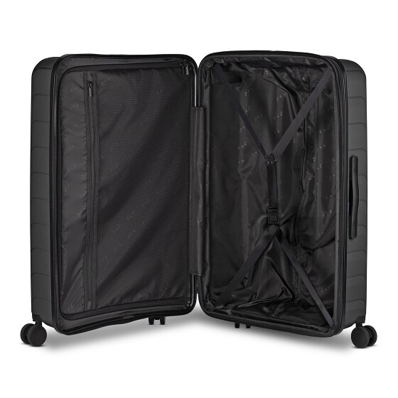 d&n Toronto 4 roues Valise cabine L 75 cm avec soufflet d'extension