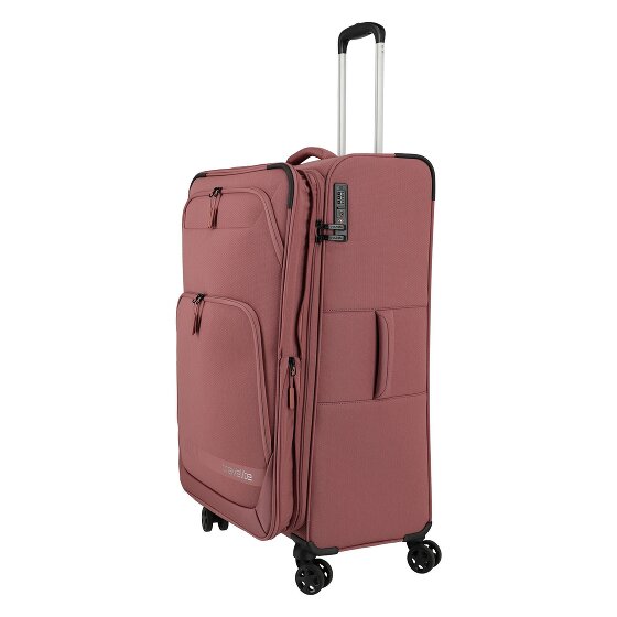 Travelite Kick Off 4 roues Valise cabine L 78 cm avec soufflet d'extension