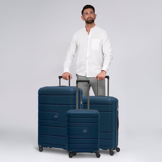 Redolz Essentials 11 3-SET 4 roulettes Set de valises 3 pièces