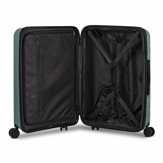 d&n Toronto 4 roues Set de valises 3 pièces avec soufflet d'extension