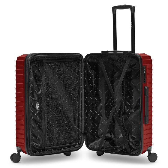 Redolz Essentials 18 4 roulettes Set de valises 3 pièces avec soufflet d'extension